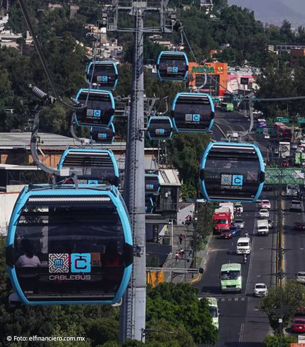 Arte desde las alturas en la línea 2 del Cablebús en Iztapalapa